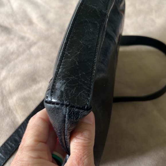 HOBO Cassie Leather Crossbody - Black - Picture 12 of 15